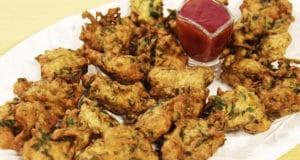 Chopped Palak Pakoras