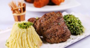 Beef Steak with Chimichurri and Mashed Potato Recipe