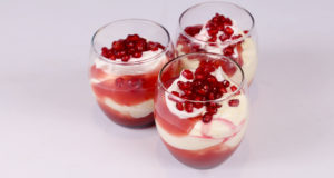 Chocolate Mousse with Pomegranate Sauce | Quick Recipe