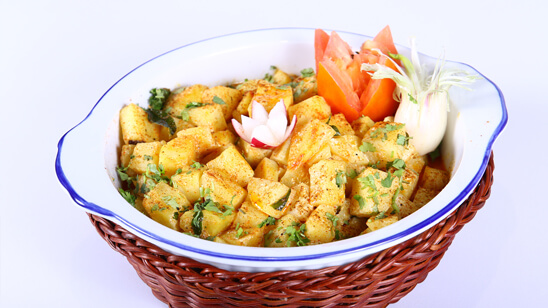 Potatoes in Spiced Yogurt Recipe | Masala Mornings