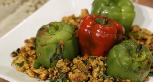 Qeema Bhari Shimla Mirch Recipe | Dawat