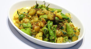 Mirch Aalu Sabzi Recipe | Tarka