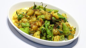 Mirch Aalu Sabzi Recipe | Tarka