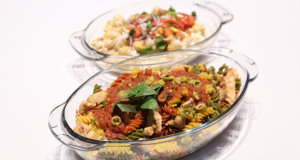 Pasta with Basil Sauce Recipe | Tarka