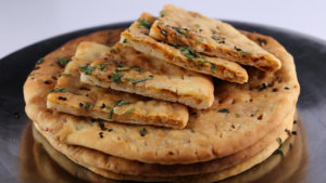 No Yeast Chili Cheese Naan Recipe | Lazzat