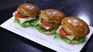 Fried Chapli Burger Recipe | Flame On Hai