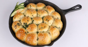 Herb Garlic Bread Roll Skillet Recipe | Masala Mornings