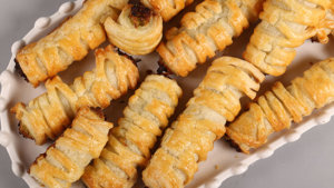 Chicken Puff Pastry Roll Recipe | Masala Mornings