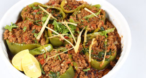 Qeema Bhari Shimla Mirch Recipe | Flame On Hai