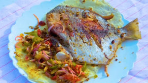 Butter Fly Fish Recipe | Flame On Hai