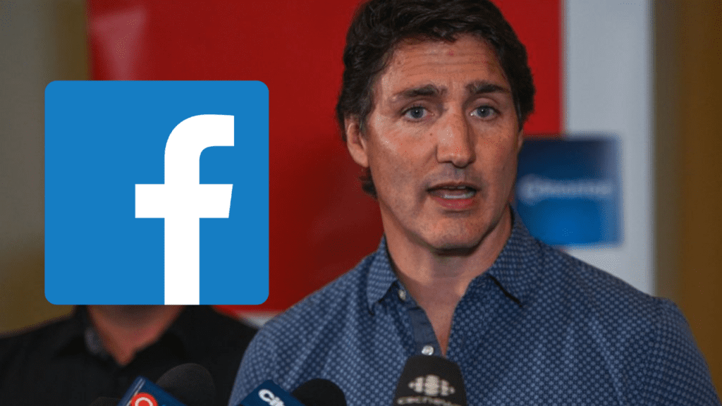 Justin Trudeau criticised Facebook