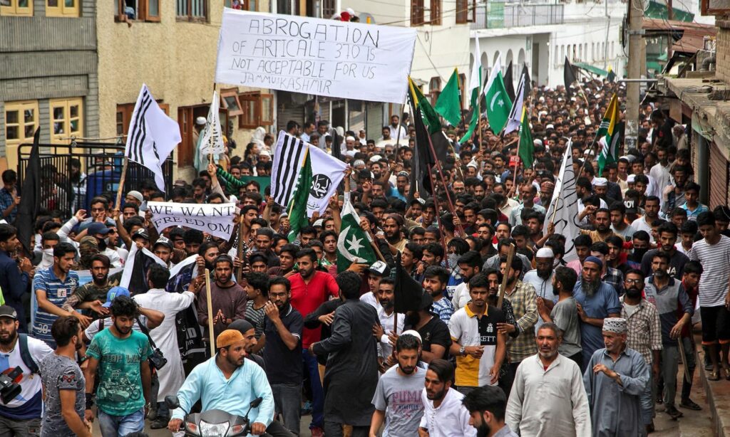 Kashmir protest