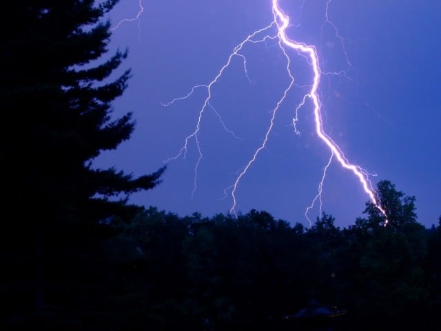 lightning strike