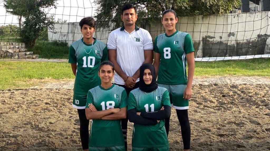 Pakistan women beach volleyball team international