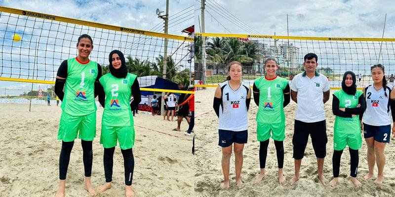 Pakistan's Women's Volleyball team
