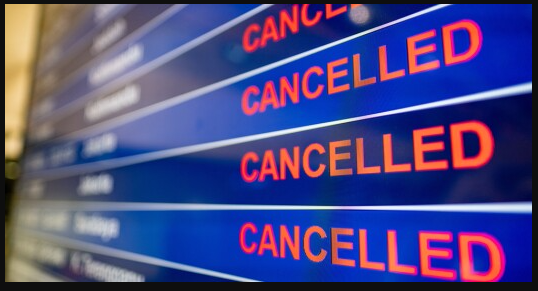 flights cancelled