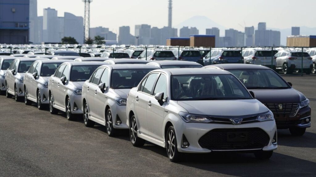 Japan car trade ban Toyota