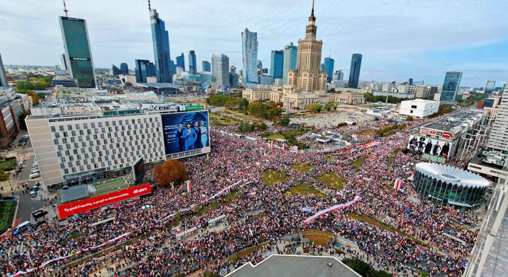 Warsaw rally