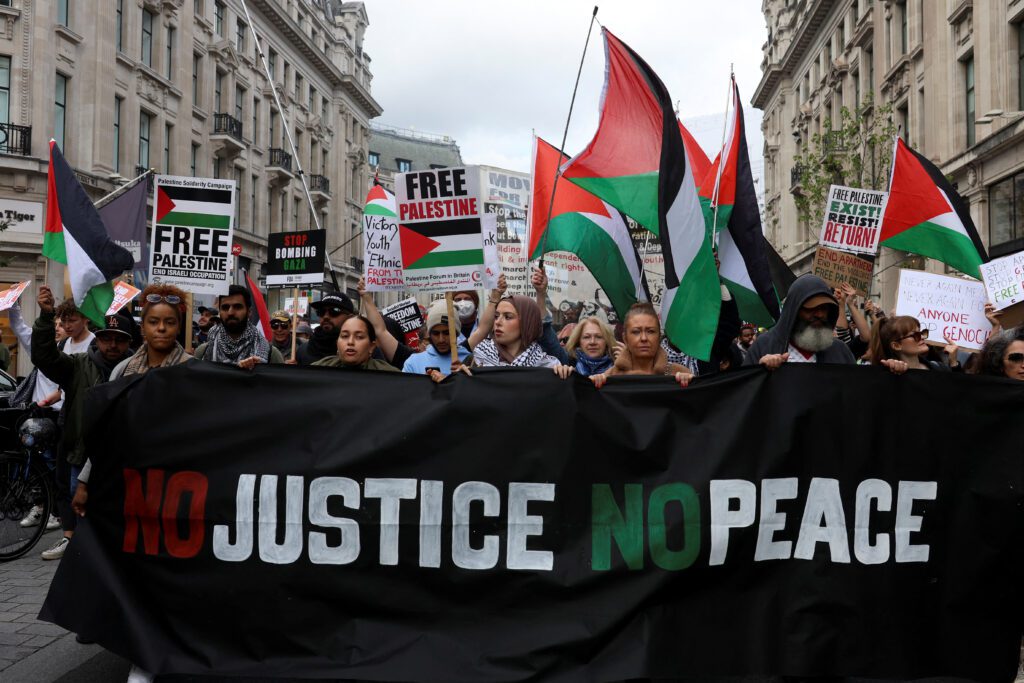 Palestine march London