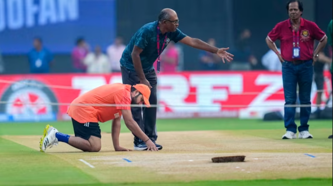 India semi-final pitch