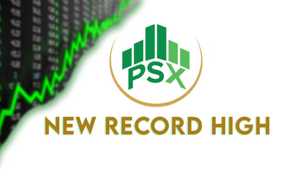 new record high Pakistan stock exchange