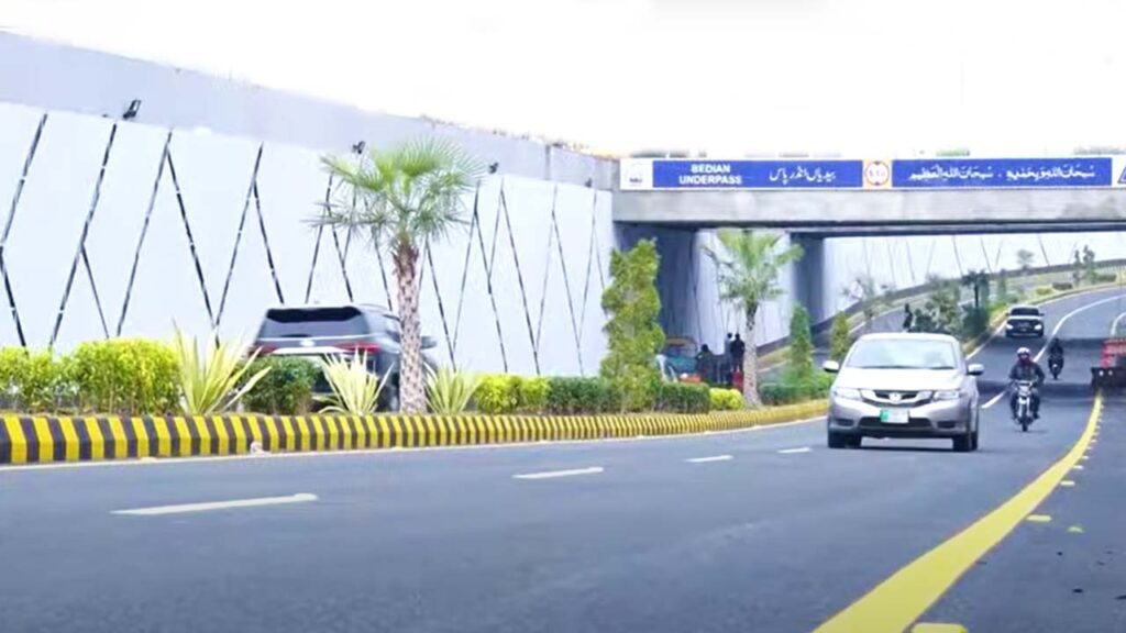 Bedian Road underpass connecting DHA Phase 6 to Phase 5 is now open