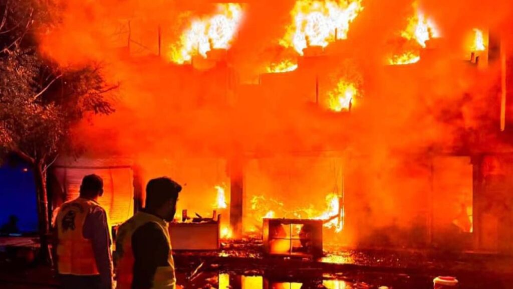 Karachi fire