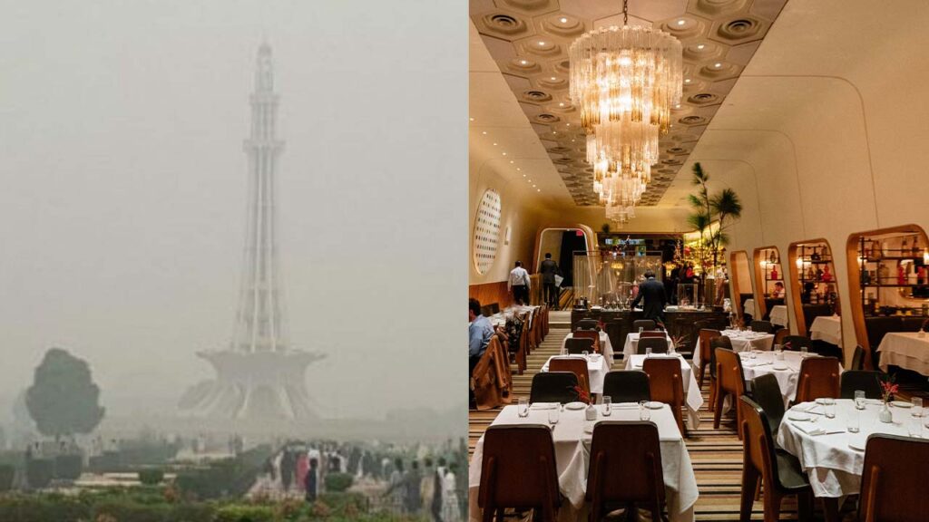 restaurent ignoring anti smog measures to be gined, sealed