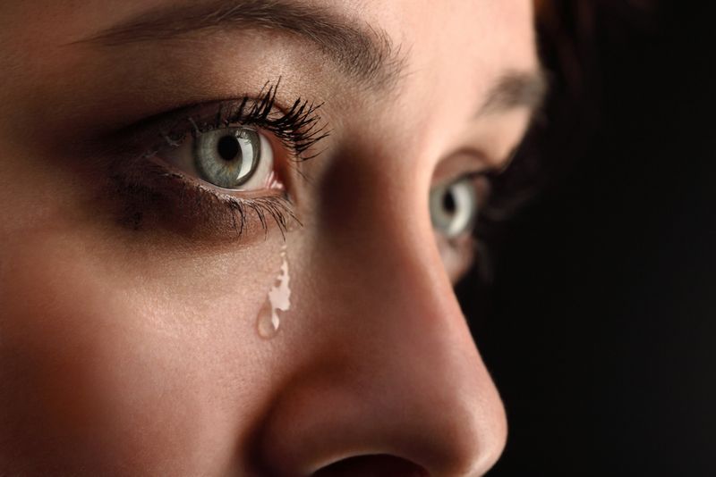 women tears