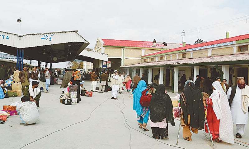 train service in Quetta