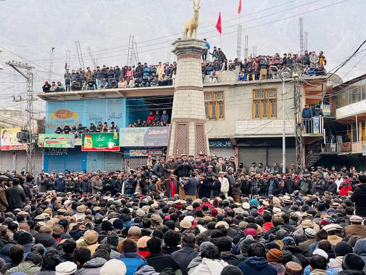 Protests force G-B govt