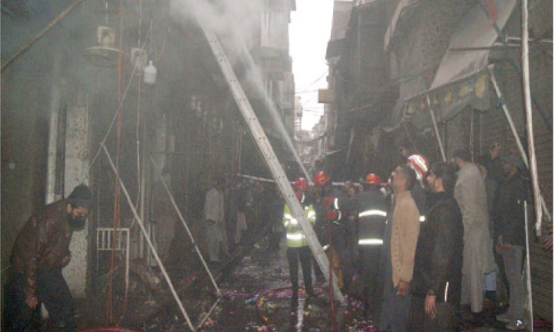 Rawalpindi fire