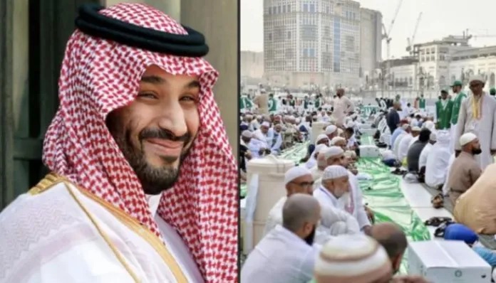 Saudi Iftar in mosques