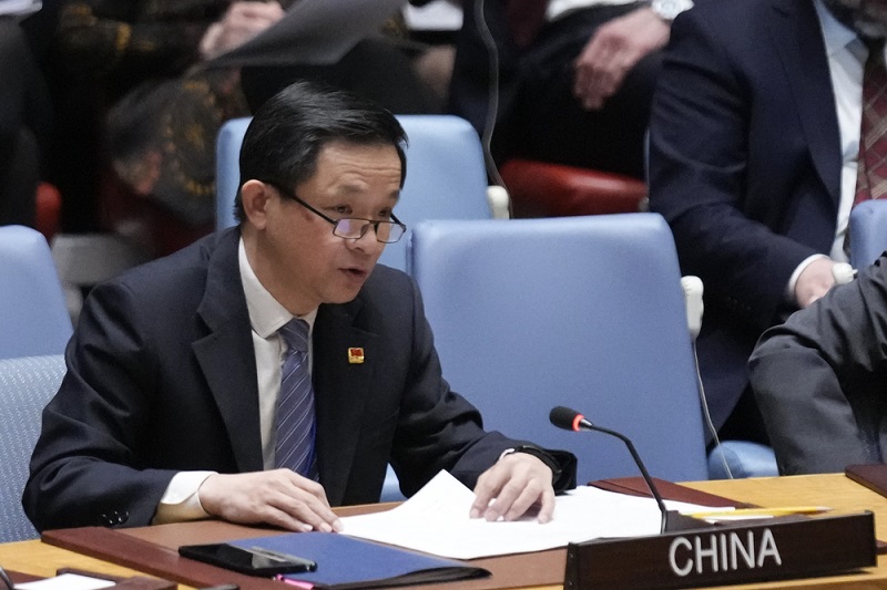 CHINESE ENVOY CALLS FOR ACTIONS TO MITIGATE IMPACT OF GAZA CONFLICT'S INTENSIFICATION ON SYRIA