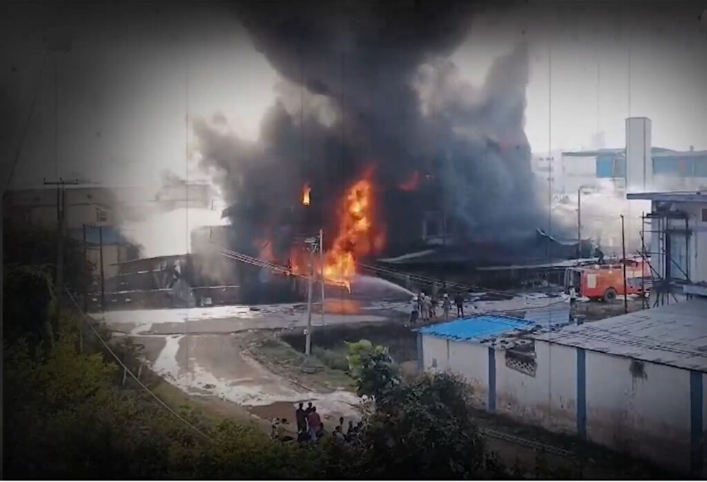 Fire in Indian factory leaves 19 injured