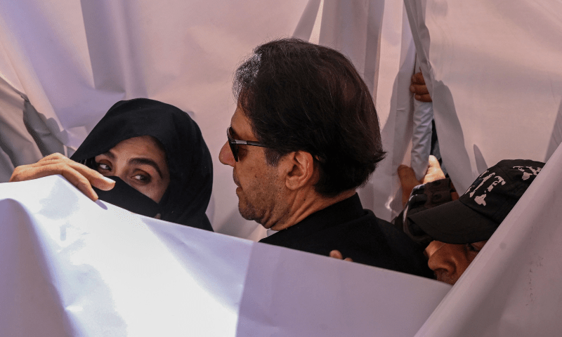 Imran Khan and Bushra Bibi