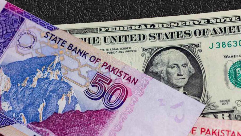 US dollar in Pakistani rupee