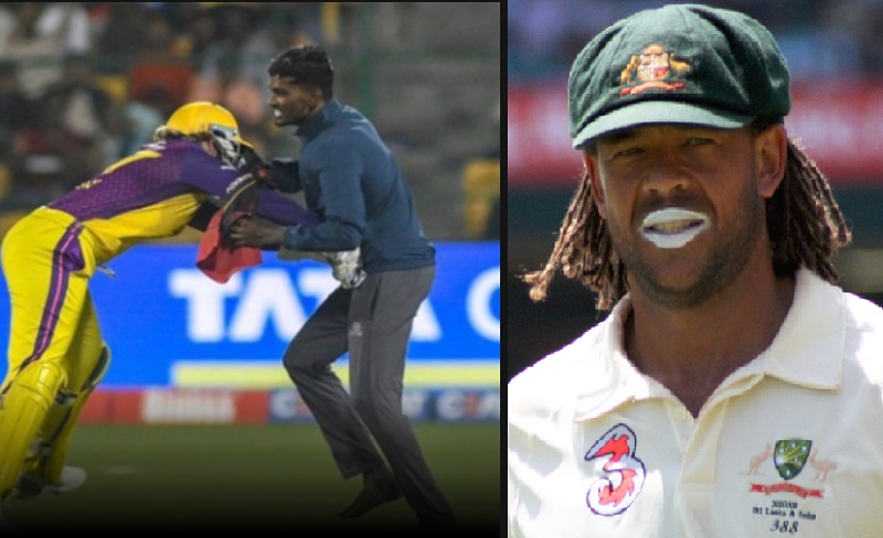 Australia wicketkeeper Alyssa Healy mirrored Andrew Symonds' iconic moment by tackling a pitch invader during UP Warriorz match.