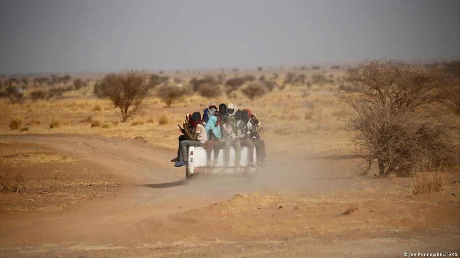 Migrants from Sub-Saharan Africa go to Liyba in the hope of reaching Europe