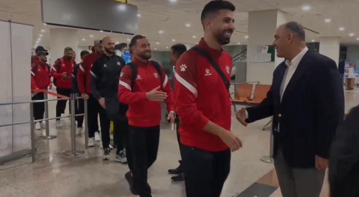 The Jordanian national football team touched down in Islamabad on Tuesday, marking their return to Pakistan after an 18-year hiatus.