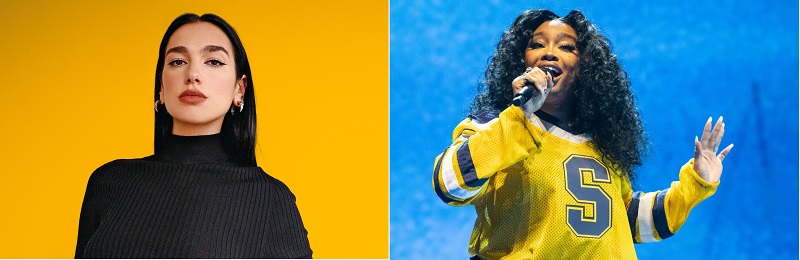 Dua Lipa and SZA to headline Glastonbury Festival in a historic lineup