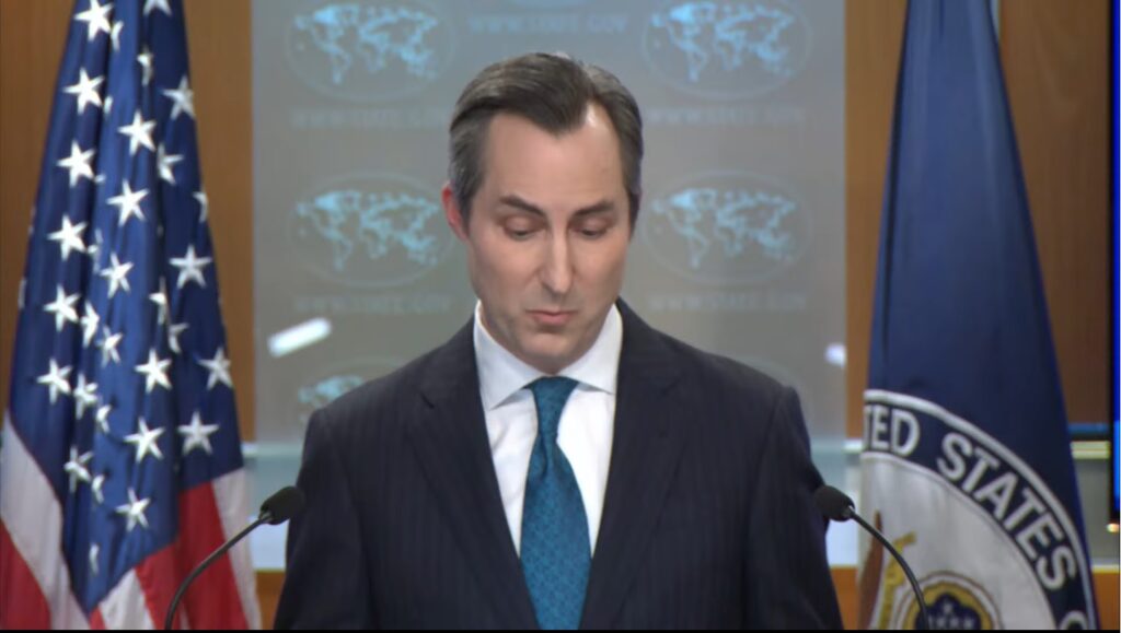 The United States Department of State Spokesperson Matthew Miller warns of sanctions risks, opposes Iran-Pakistan pipeline project