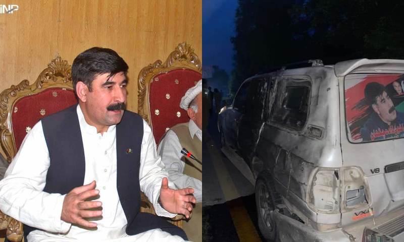 Akhunzada Chattan’s vehicle