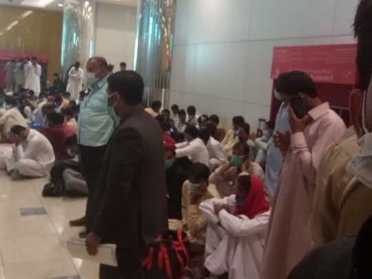 Pakistani passengers stranded Dubai airport