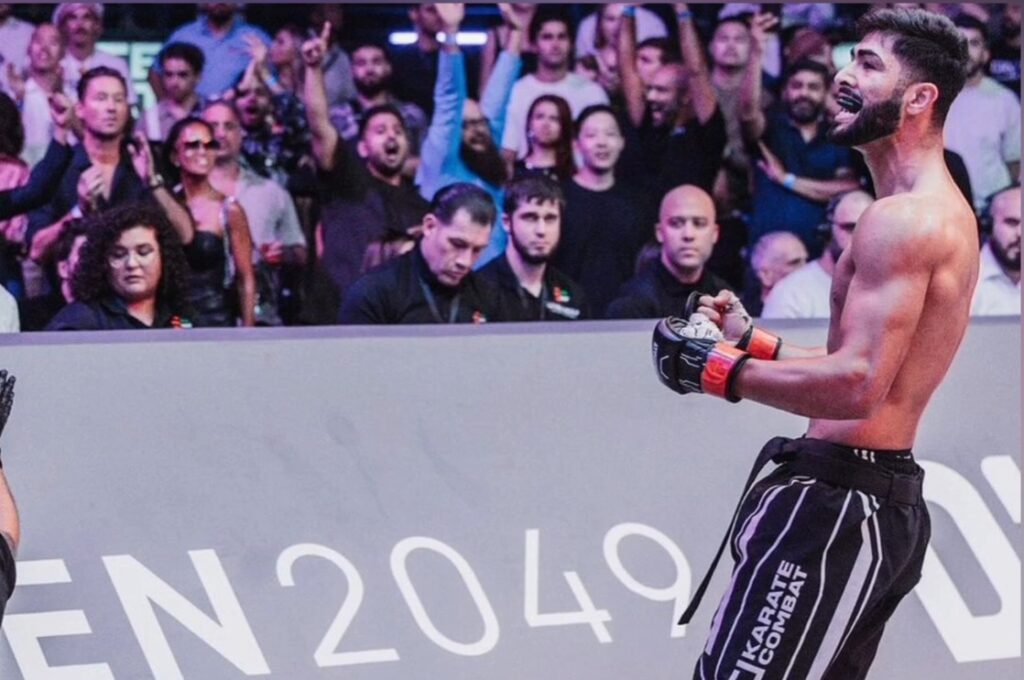 Pakistan clinched victory over India team 2-1 in closely fought matches on Saturday at the Karate Combat 45 competition in Dubai, United Arab Emirates.