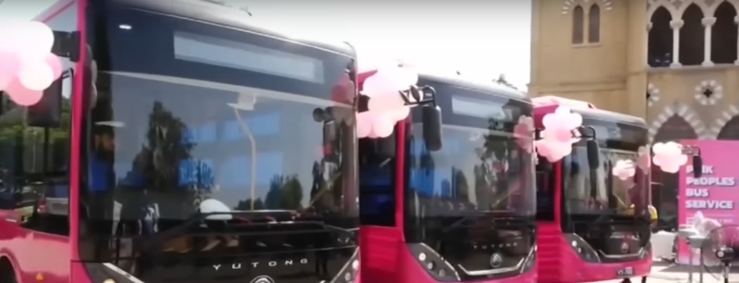 Pink Bus Service: Two new routes launched for women passengers - HUM ...