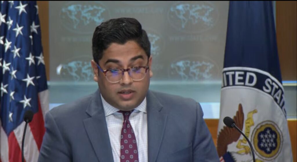 US Department of State Deputy Spokesperson Vedant Patel once again signaled the US intention to impose sanctions on Pakistan following the country's establishment of new agreements with Iran.