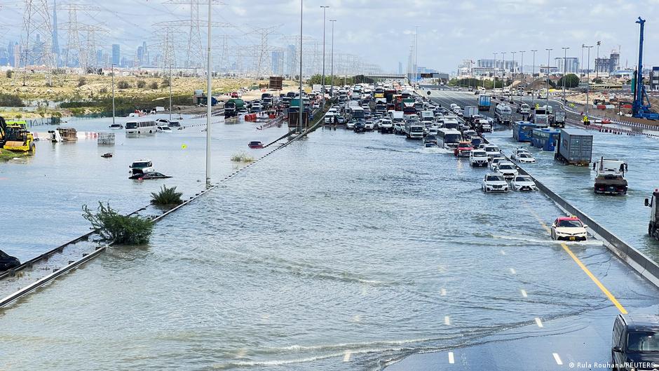 Dubai's roads and highways were inundated following unprecedented flooding