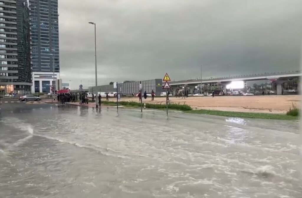 The United Arab Emirates (UAE) faced unusual and severe weather conditions, forcing authorities to issue a stay-at-home advisory.