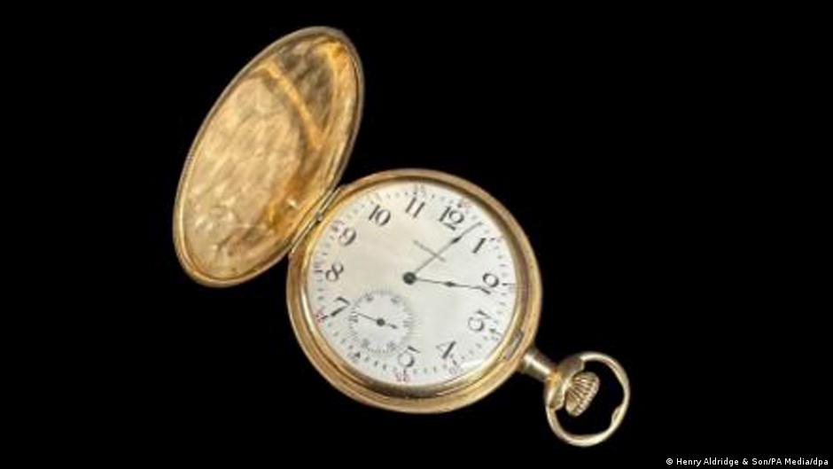 Titanic passenger's gold watch